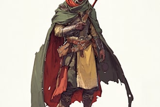 make a dnd character art and dnd character art