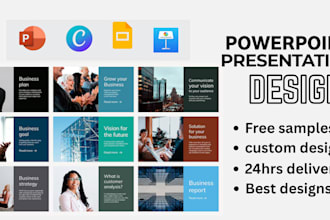 make fundraising pitch deck, sponsorship, investor, business plan presentations