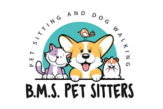 do custom pet dog cat logo and mascot business design