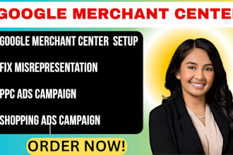 setup google merchant center ppc campaign shopping ads fix mirepresentation