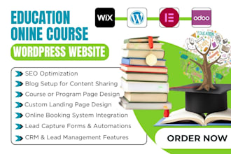 design education website online coach tutors career coaches colleges website crm