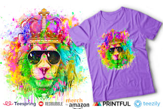 create a graphic t shirt design, watercolor t shirt design