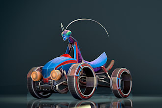 create high quality 3d props for games or cinematics