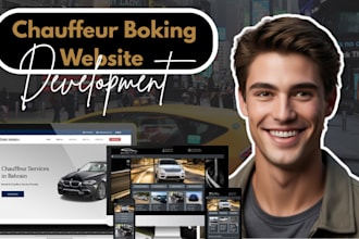 create chauffeur, limousine and taxi booking website