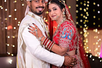 professionally edit and retouch your wedding photos
