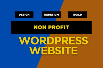 build a responsive nonprofit wordpress website for your charity, nonprofit