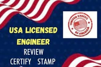 review and stamp florida new york architectural or engineering plans for permit
