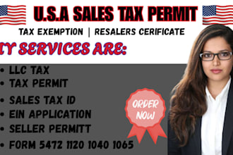 help you get US sales tax permit seller permit and resale certificate