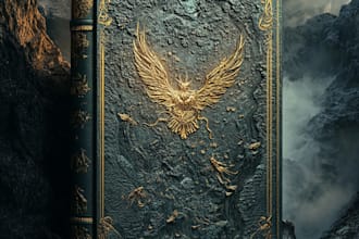 create a stunning fantasy or scifi book cover for you