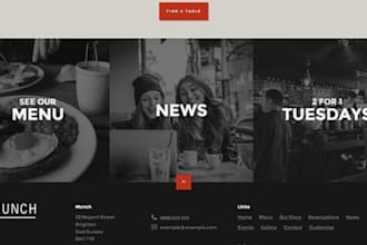 design restaurant website, food cafe website, food catering website,cafe website