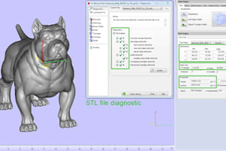 sculpt 3d animal model for 3d printing pets, dogs, dragons cat stl file creation
