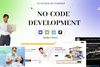 design a modern landing page using framer