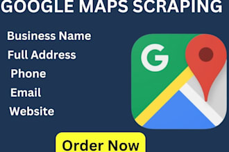 scrape google maps data and b2b marketing