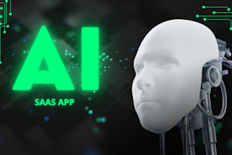 develop ai saas apps with api integration and database