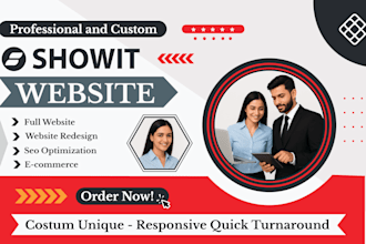 design, redesign, and customize your premium showit website or showit template