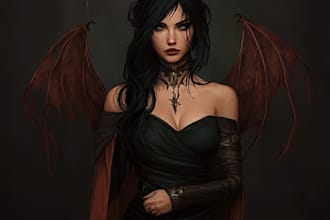 create a dark fantasy character for you