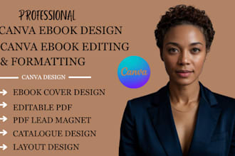 canva ebook design formatting lead magnet journal workbook layout design canva
