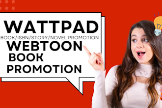promote wattpad story using tiktok x ig fb,pinterest to get organic reads, sales