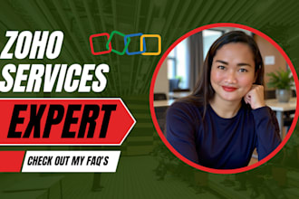 set up zoho salesiq, chatbot, CRM integration, reports, backstage, and website