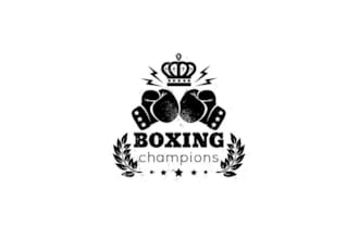 design boxing, fight, martial arts, sports, boxer, gloves and championship logo