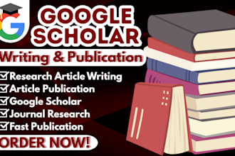 increase google scholar publish article citations, writing and publication
