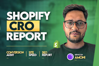 make shopify conversion rate optimisation report