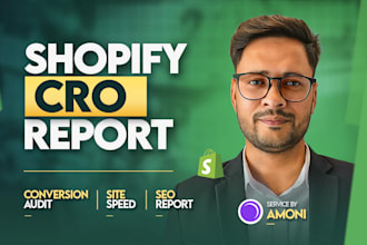 make shopify conversion rate optimisation report