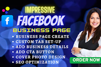 do facebook business page create and setup, instagram page
