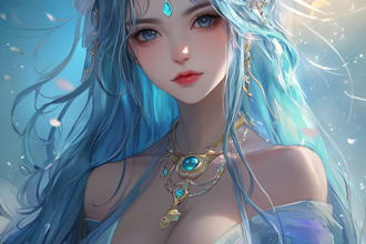 draw dnd art, fantasy character for dnd party or pathfinder