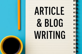 write engaging articles or blog posts on education and personal development