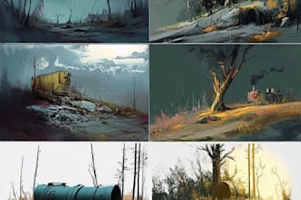 environment concept art landscape design