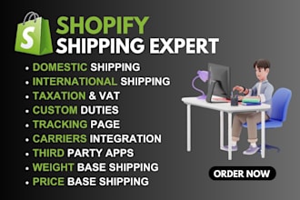 setup shopify shipping profiles and taxes duties