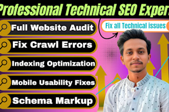 do technical SEO audit fix errors and setup google search console