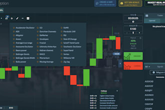create a trading tool to grow small pocket option account, quotex,deriv