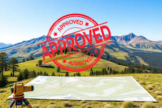 make topographic survey, land surveying map, contours map, from point topo data
