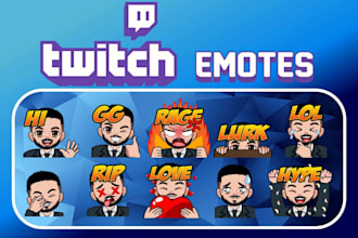 do twitch emotes animated emotes sub badges chibi emotes kick logo and overlay