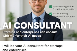 be your ai consultant and guide you to implement ai in your business