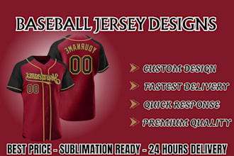 design a custom 3d sublimation sports jersey for baseball basketball or esport