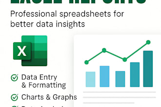 design automated excel sheets and charts for business use