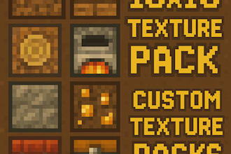 do a 16p x 16p minecraft texture pack for you