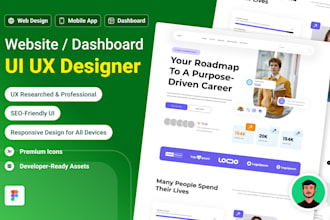 design stunning, engaging website or app that drive results in figma