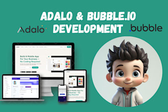 develop bubble adalo bubble io website buildfire web app saas mvp mobile app