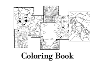 create coloring book for kids