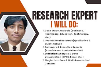 be your qualitative and quantitative research expert
