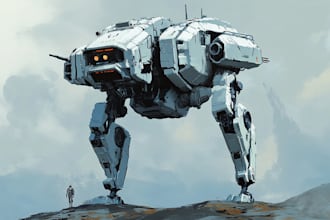 make your favorite warhammer  character art illustration