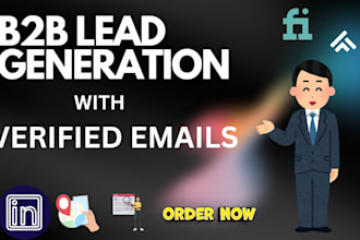 be your expert b2b lead generation specialist with verified emails