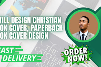 design christian book cover, paperback book cover design