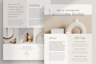 design stylish brochures, booklets, menus, flyers, catalogs and magazine layouts