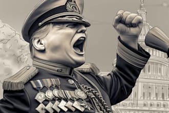 draw satire, editorial or political cartoons