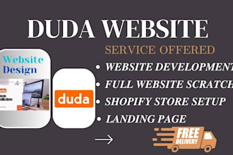 design a responsive and professional duda website for your business